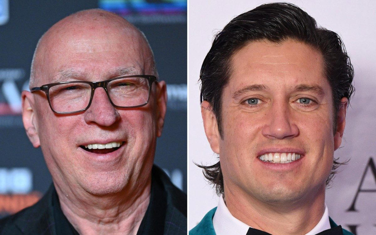 Ken Bruce and Vernon Kay (2023), Terry Wogan and Chris Evans (2009/10), Chris Moyles and Nick Grimshaw (2012), Chris Tarrant and Johnny Vaughan (2004), Jimmy Young and Jeremy Vine (2003), Simon Mayo and Jo Whiley (2018)