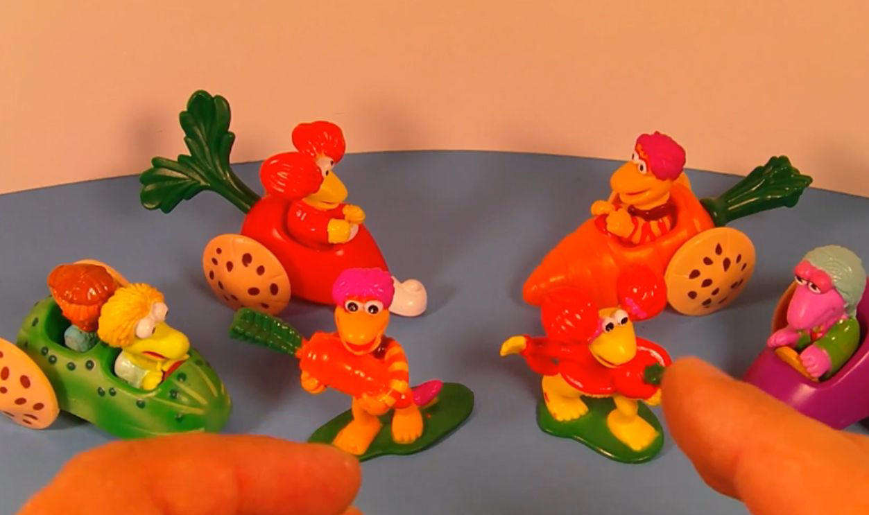 Dig Up Your Old Toybox, McFurby–Cashing In, Pokémon 23k Gold-Plated Cards–Cashing In, Inspector Gadget, Inspector Gadget–Cashing In, Halloween McNugget Buddies, Halloween McNugget Buddies–Cashing In, Fraggle Rock Toys, Fraggle Rock Toys–Cashing In, Beanie Babies, Beanie Babies–Cashing In, Disney’s 100 Years Of Magic, Disney’s 100 Years Of Magic–Cashing In, Star Wars Clone Wars Happy Meal Toys–Cashing In, Lego Bionicle Toys, Lego Bionicle Toys–Cashing In, Underwater Monsters, Underwater Monsters–Cashing In
