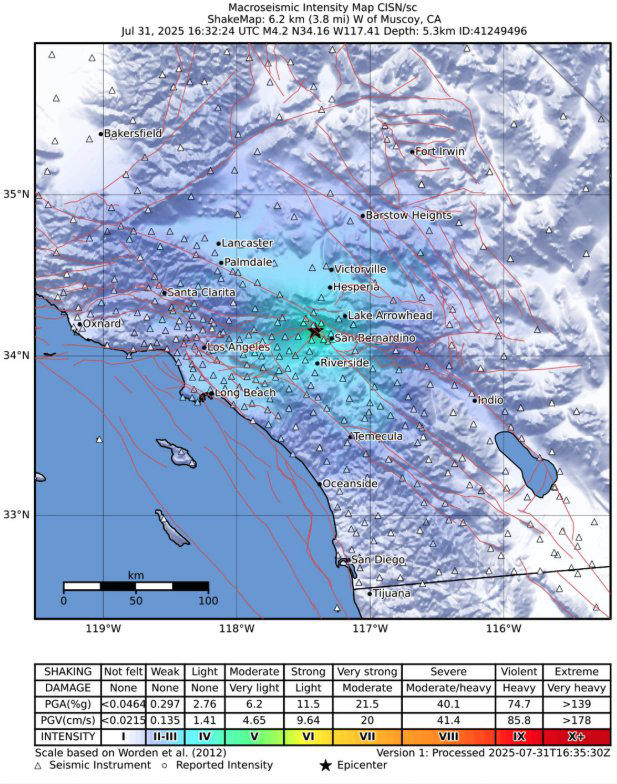 LA rocked by 4.4 magnitude earthquake as experts warn more could come