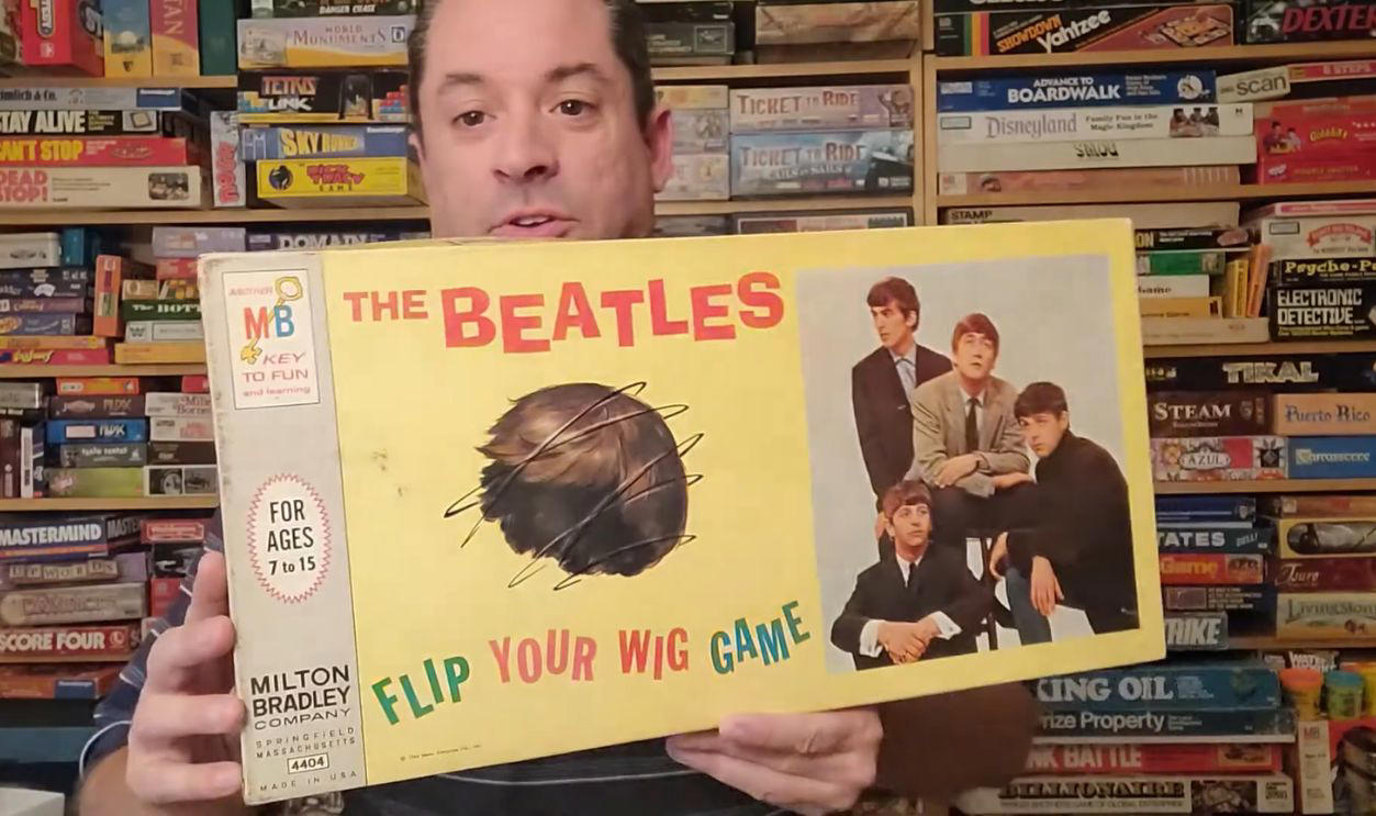 The Beatles Flip Your Wig (1964 Milton Bradley) 3D Monopoly (1991 Franklin Mint), The Beatles Flip Your Wig (1964 Milton Bradley), Dark Tower (1981 Milton Bradley), Key to the Kingdom (1990 Golden), Voice of the Mummy (1971 Milton Bradley), McDonald’s Game (1975 Milton Bradley), Be A Manager Baseball (1967 Cadaco), The Game of Goose (Early 1900s editions), Star Wars: Destroy Death Star Game (1977 Kenner), Disney’s Haunted Mansion Game (1972 Lakeside), Fortune (1935 Parker Brothers), Camp Granada (1965 Milton Bradley), Haunted House (1962 Milton Bradley), The Omega Virus (1992 Milton Bradley), Torpedo Run! (1986 Milton Bradley), The Magnificent Race (1963 Transogram), Chivalry (1960 Transogram), The Grape Escape (1992 Parker Brothers)