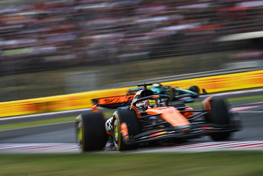 F1 HUNGARIAN GRAND PRIX - LATEST UPDATES , Norris: Car 'has felt pretty good', Verstappen to be investigated for rag incident, Hungarian GP Practice, Hungarian GP Practice, Hungarian GP Practice, Hungarian GP Practice, Hungarian GP Practice, Hungarian GP Practice, Hungarian GP Practice, Hungarian GP Practice, Hungarian GP Practice, Hungarian GP Practice, Hungarian GP Practice, Hungarian GP Practice, Hungarian GP Practice, Hungarian GP Practice, Hungarian GP Practice, Hungarian GP Practice, Hungarian GP Practice, Hungarian GP Practice, Hungarian GP Practice, Hungarian GP Practice, Hungarian GP Practice, Hungarian GP Practice, Hungarian GP Practice, Hungarian GP Practice, F1 Calendar, George Russell admits to risk of Mercedes exit, Aston Martin statement in full, Alonso back for second practice, Hungarian GP Practice, F1 constructor standings, F1 driver standings, Hungarian GP weather, When is the Hungarian Grand Prix?, Max Verstappen commits future to Red Bull for 2026 F1 season, Hungarian GP Practice, Final timesheet, Hungarian GP Practice, Hungarian GP Practice, Hungarian GP Practice, Hungarian GP Practice, Hungarian GP Practice, Hungarian GP Practice, Hungarian GP Practice, Hungarian GP Practice, Hungarian GP Practice, Hungarian GP Practice, Hungarian GP Practice, Hungarian GP Practice, Hungarian GP Practice, Hungarian GP Practice, Hungarian GP Practice, Hungarian GP Practice, Hungarian GP Practice, Hungarian GP Practice, Hungarian GP Practice, Three teams have upgrades in Hungary, The Hungaroring, Hungarian GP weather, George Russell admits to risk of Mercedes exit, Red Bull adviser reveals ‘primary’ reason Christian Horner was sacked, Ferrari F1 boss Fred Vasseur signs new contract despite winless run, F1 driver standings, How can I watch the GP &amp; qualifying?, Hungarian Grand Prix weekend &amp; 2024 recap, What time is qualifying?, Max Verstappen commits future to Red Bull for 2026 F1 season, Fernando Alonso doubtful for Budapest race after injury, F1 Hungarian Grand Prix practice