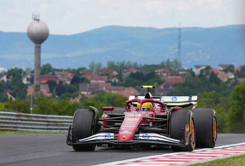 F1 HUNGARIAN GRAND PRIX - LATEST UPDATES , What time is qualifying in Hungary?, Norris: Car 'has felt pretty good', Lewis Hamilton thinks about podium drought 'every day', F1 constructor standings, George Russell admits to risk of Mercedes exit, Lewis Hamilton says 'there will be tears' during F1 summer break, Max Verstappen commits future to Red Bull for 2026 F1 season, George Russell on Mercedes contract talks, Lewis Hamilton thinks about podium drought 'every day', FP3 RESULTS IN FULL, Oscar Piastri quickest in FP3!, Norris up to P2, Oscar Piastri quickest after 30 mins, Yuki Tsunoda fastest out there!, FP3 underway!, FP3 coming up!, Aston Martin issue new Fernando Alonso update after ‘injury’, George Russell on Mercedes contract talks, Lewis Hamilton says 'there will be tears' during F1 summer break, Verstappen to be investigated for rag incident, Hungarian GP Practice, Hungarian GP Practice, Hungarian GP Practice, Hungarian GP Practice, Hungarian GP Practice, Hungarian GP Practice, Hungarian GP Practice, Hungarian GP Practice, Hungarian GP Practice, Hungarian GP Practice, Hungarian GP Practice, Hungarian GP Practice, Hungarian GP Practice, Hungarian GP Practice, Hungarian GP Practice, Hungarian GP Practice, Hungarian GP Practice, Hungarian GP Practice, Hungarian GP Practice, Hungarian GP Practice, Hungarian GP Practice, Hungarian GP Practice, Hungarian GP Practice, Hungarian GP Practice, F1 Calendar, George Russell admits to risk of Mercedes exit, Aston Martin statement in full, Alonso back for second practice, Hungarian GP Practice, F1 constructor standings, Hungarian GP weather, When is the Hungarian Grand Prix?, Max Verstappen commits future to Red Bull for 2026 F1 season, Hungarian GP Practice, Final timesheet, Hungarian GP Practice, Hungarian GP Practice, Hungarian GP Practice, Hungarian GP Practice, Hungarian GP Practice, Hungarian GP Practice, Hungarian GP Practice, Hungarian GP Practice, Hungarian GP Practice, Hungarian GP Practice, Hungarian GP Practice, Hungarian GP Practice, Hungarian GP Practice, Hungarian GP Practice, Hungarian GP Practice, Hungarian GP Practice, Hungarian GP Practice, Hungarian GP Practice, Hungarian GP Practice, Three teams have upgrades in Hungary, The Hungaroring, Hungarian GP weather, Red Bull adviser reveals ‘primary’ reason Christian Horner was sacked, Ferrari F1 boss Fred Vasseur signs new contract despite winless run, F1 driver standings, How can I watch the GP &amp; qualifying?, Hungarian Grand Prix weekend &amp; 2024 recap, What time is qualifying?, Max Verstappen commits future to Red Bull for 2026 F1 season, Fernando Alonso doubtful for Budapest race after injury, F1 Hungarian Grand Prix practice