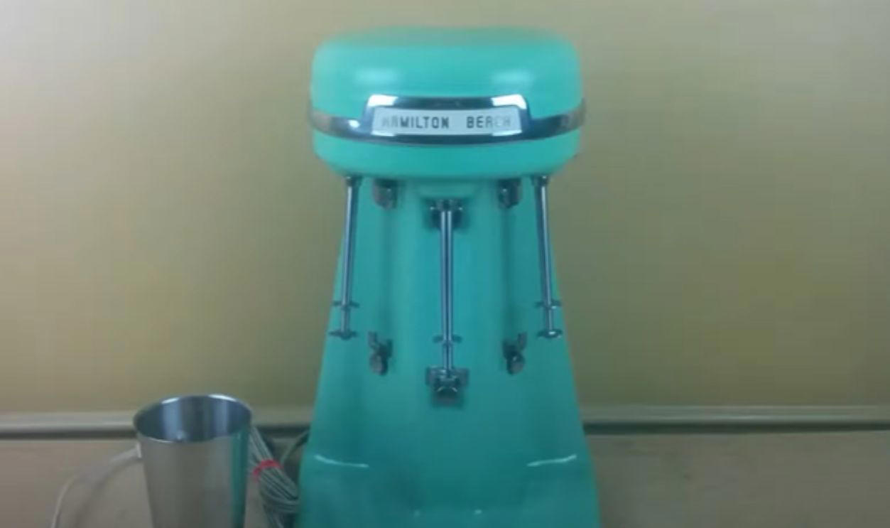 Hamilton Beach Milkshake Mixer (1950s) Thrift Store Gold Mines, KitchenAid Model 'K' Mixer (1930s–50s), Sunbeam Mixmaster (1930s–60s), Toast-O-Lator Toaster (1940s), General Electric Monitor Top Refrigerator (1927–1930s), Westinghouse L-5 Waffle Iron (1930s), Vitamix Blender (1940s–60s), Dormeyer Mixwell Mixers (1950s), Hamilton Beach Milkshake Mixer (1950s), Coldspot Refrigerator by Sears (1940s–50s), Universal Coffeematic Percolator (1950s), Oster Regency Kitchen Center (1970s–80s), Crosley Shelvador Refrigerator (1940s), Vintage Soda Syphons (1930s–60s), Wear-Ever Juicers (1950s), GE Wall-Mount Can Openers (1960s), Kenmore Rotisserie Ovens (1950s–60s), Electric Egg Cookers (Sunbeam, GE – 1950s–70s), Bakelite Hand Mixers (1930s–40s), Hoosier Cabinets (1920s–30s), Early Crock-Pots (Rival – 1970s), Arvin Hot Plates (1940s–50s)