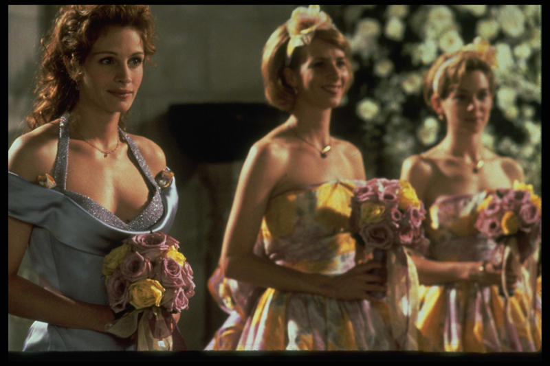 Popcorn time!, Mother of the Bride (2024), My Big Fat Greek Wedding, Father of the Bride (1991), My Best Friend's Wedding (1997), Runaway Bride (1999), The Wedding Planner (2001), Monster-in-Law (2005), Meet the Parents (2000), The Wedding Crashers (2005), S e x and The City (2008), Bride Wars (2009), Sweet Home Alabama (2002), 27 Dresses (2008), The Proposal (2009), Bridesmaids (2011), Mamma Mia! (2008), The Hangover (2009), The Princess Diaries 2: Royal Engagement (2004), American Pie (2003)