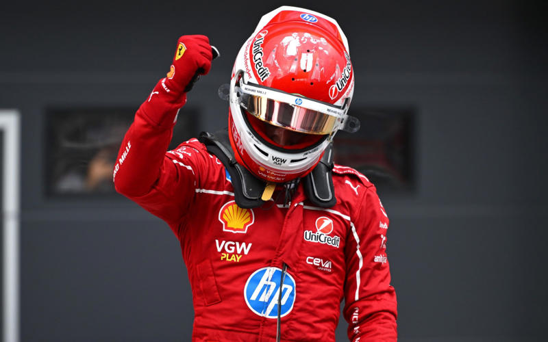 04:39 PM BST, Full grid for tomorrow, 04:38 PM BST, McLaren team principal Andrea Stella talking to Sky Sports, 04:30 PM BST, Lewis Hamilton, who starts 12th tomorrow, speaking to Sky Sports, 04:28 PM BST, Your top three on the grid, 04:27 PM BST, Bottom ten in qualifying, 04:25 PM BST, Top ten in qualifying, 04:22 PM BST, Lando Norris, who starts third tomorrow, 04:14 PM BST, Quotes from Oscar Piastri, who starts second tomorrow, 04:13 PM BST, The thoughts of the polesitter Charles Leclerc, 04:07 PM BST, Ferrari’s reaction to that pole, 04:05 PM BST, Top five, 04:03 PM BST, Leclerc takes surprise pole position, 03:59 PM BST, Final runs, 03:57 PM BST, Astons going early, 03:55 PM BST, Top five after first runs, 03:55 PM BST, First flying laps, 03:50 PM BST, 🟢 Green light, 03:46 PM BST, Five out in Q2, 03:43 PM BST, ❌ Hamilton out, 03:42 PM BST, What will be the fate of the Ferraris?, 03:40 PM BST, Final flying laps, 03:39 PM BST, Chaos in the pits, 03:37 PM BST, Bottom five with five to go, 03:35 PM BST, Free air, 03:33 PM BST, McLaren pace on show, 03:31 PM BST, Mercedes’ pace drops off?, 03:29 PM BST, 03:28 PM BST, Impressive work from the reigning F2 champion, 03:27 PM BST, 🟢 Green light, 03:25 PM BST, Start of Q2 delayed, 03:22 PM BST, ❌ Five out in Q1, 03:20 PM BST, Tsunoda dumped out, 03:18 PM BST, At risk?, 03:17 PM BST, Piastri back to the top of the timesheets, 03:15 PM BST, Track evolution, 03:13 PM BST, Bottom five with five to go, 03:12 PM BST, Leclerc needs another good lap, 03:10 PM BST, Pressure on the Red Bulls?, 03:09 PM BST, Mercedes show good pace, 03:08 PM BST, McLarens laying down an early marker, 03:02 PM BST, 🏎️ We have drivers out on track!, 03:00 PM BST, 🟢 Green light!, 02:55 PM BST, 📢Five-minute klaxon, 02:54 PM BST, Tyre chat, 02:51 PM BST, Risk of rain?, 02:47 PM BST, Who has the edge?, 02:43 PM BST, Piastri leads the way, 02:41 PM BST, Genuine qualifying speed, 02:38 PM BST, Albon: There is nothing I would have done differently at Red Bull, 02:31 PM BST, 02:28 PM BST, Key to success? Relationships, 02:26 PM BST, Constructors’ standings, 02:22 PM BST, Drivers’ standings after round 13, 02:20 PM BST, Qualifying just around the corner, 12:33 PM BST, ⏱️ FP3 classification, 12:31 PM BST, 🏁 FP3 ends - A McLaren one-two, 12:27 PM BST, FP3 - Into the final few minutes, 12:25 PM BST, FP3 - Norris does not improve on his latest fast lap, 12:22 PM BST, FP3 - Albon has improved, 12:20 PM BST, FP3 - 🟨 Double yellow flags 🟨, 12:16 PM BST, FP3 - It’s close at the top..., 12:15 PM BST, FP3 - Piastri with a fine lap, 12:14 PM BST, FP3 - ⏱️ How the top 10 looks, 12:10 PM BST, FP3 - 20 mins remain, 12:09 PM BST, FP3 - Norris improves, 12:02 PM BST, FP3 - Hamilton sneaks into second place, 11:59 AM BST, FP3 - Leclerc back to the top now, 11:57 AM BST, FP3 - Verstappen back at the top, 11:56 AM BST, FP3 - Piastri moves top but Norris struggles, 11:53 AM BST, FP3 - Russell moves fastest, 11:50 AM BST, FP3 - Verstappen moves to the top, 11:48 AM BST, FP3 - ⏱️ Current order, 11:47 AM BST, FP3 - Tsunoda starts his hot lap, 11:44 AM BST, FP3 - Hulkenberg and Gasly on the board, 11:39 AM BST, FP3 - Nobody has set a lap time yet..., 11:32 AM BST, FP3 - Norris out there early on, 11:30 AM BST, 🟢GREEN LIGHT - FP3 BEGINS, 11:28 AM BST, We are nearly ready to get going, 11:27 AM BST, New facilities at the Hungaroring, 11:16 AM BST, Current constructor standings, 11:10 AM BST, Current driver standings – Top 10, 11:05 AM BST, A strange moment in FP2 yesterday..., 11:00 AM BST, Times after second practice, 10:54 AM BST, Good morning