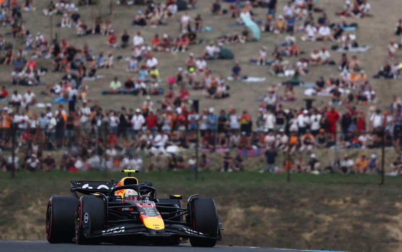 04:39 PM BST, Full grid for tomorrow, 04:38 PM BST, McLaren team principal Andrea Stella talking to Sky Sports, 04:30 PM BST, Lewis Hamilton, who starts 12th tomorrow, speaking to Sky Sports, 04:28 PM BST, Your top three on the grid, 04:27 PM BST, Bottom ten in qualifying, 04:25 PM BST, Top ten in qualifying, 04:22 PM BST, Lando Norris, who starts third tomorrow, 04:14 PM BST, Quotes from Oscar Piastri, who starts second tomorrow, 04:13 PM BST, The thoughts of the polesitter Charles Leclerc, 04:07 PM BST, Ferrari’s reaction to that pole, 04:05 PM BST, Top five, 04:03 PM BST, Leclerc takes surprise pole position, 03:59 PM BST, Final runs, 03:57 PM BST, Astons going early, 03:55 PM BST, Top five after first runs, 03:55 PM BST, First flying laps, 03:50 PM BST, 🟢 Green light, 03:46 PM BST, Five out in Q2, 03:43 PM BST, ❌ Hamilton out, 03:42 PM BST, What will be the fate of the Ferraris?, 03:40 PM BST, Final flying laps, 03:39 PM BST, Chaos in the pits, 03:37 PM BST, Bottom five with five to go, 03:35 PM BST, Free air, 03:33 PM BST, McLaren pace on show, 03:31 PM BST, Mercedes’ pace drops off?, 03:29 PM BST, 03:28 PM BST, Impressive work from the reigning F2 champion, 03:27 PM BST, 🟢 Green light, 03:25 PM BST, Start of Q2 delayed, 03:22 PM BST, ❌ Five out in Q1, 03:20 PM BST, Tsunoda dumped out, 03:18 PM BST, At risk?, 03:17 PM BST, Piastri back to the top of the timesheets, 03:15 PM BST, Track evolution, 03:13 PM BST, Bottom five with five to go, 03:12 PM BST, Leclerc needs another good lap, 03:10 PM BST, Pressure on the Red Bulls?, 03:09 PM BST, Mercedes show good pace, 03:08 PM BST, McLarens laying down an early marker, 03:02 PM BST, 🏎️ We have drivers out on track!, 03:00 PM BST, 🟢 Green light!, 02:55 PM BST, 📢Five-minute klaxon, 02:54 PM BST, Tyre chat, 02:51 PM BST, Risk of rain?, 02:47 PM BST, Who has the edge?, 02:43 PM BST, Piastri leads the way, 02:41 PM BST, Genuine qualifying speed, 02:38 PM BST, Albon: There is nothing I would have done differently at Red Bull, 02:31 PM BST, 02:28 PM BST, Key to success? Relationships, 02:26 PM BST, Constructors’ standings, 02:22 PM BST, Drivers’ standings after round 13, 02:20 PM BST, Qualifying just around the corner, 12:33 PM BST, ⏱️ FP3 classification, 12:31 PM BST, 🏁 FP3 ends - A McLaren one-two, 12:27 PM BST, FP3 - Into the final few minutes, 12:25 PM BST, FP3 - Norris does not improve on his latest fast lap, 12:22 PM BST, FP3 - Albon has improved, 12:20 PM BST, FP3 - 🟨 Double yellow flags 🟨, 12:16 PM BST, FP3 - It’s close at the top..., 12:15 PM BST, FP3 - Piastri with a fine lap, 12:14 PM BST, FP3 - ⏱️ How the top 10 looks, 12:10 PM BST, FP3 - 20 mins remain, 12:09 PM BST, FP3 - Norris improves, 12:02 PM BST, FP3 - Hamilton sneaks into second place, 11:59 AM BST, FP3 - Leclerc back to the top now, 11:57 AM BST, FP3 - Verstappen back at the top, 11:56 AM BST, FP3 - Piastri moves top but Norris struggles, 11:53 AM BST, FP3 - Russell moves fastest, 11:50 AM BST, FP3 - Verstappen moves to the top, 11:48 AM BST, FP3 - ⏱️ Current order, 11:47 AM BST, FP3 - Tsunoda starts his hot lap, 11:44 AM BST, FP3 - Hulkenberg and Gasly on the board, 11:39 AM BST, FP3 - Nobody has set a lap time yet..., 11:32 AM BST, FP3 - Norris out there early on, 11:30 AM BST, 🟢GREEN LIGHT - FP3 BEGINS, 11:28 AM BST, We are nearly ready to get going, 11:27 AM BST, New facilities at the Hungaroring, 11:16 AM BST, Current constructor standings, 11:10 AM BST, Current driver standings – Top 10, 11:05 AM BST, A strange moment in FP2 yesterday..., 11:00 AM BST, Times after second practice, 10:54 AM BST, Good morning