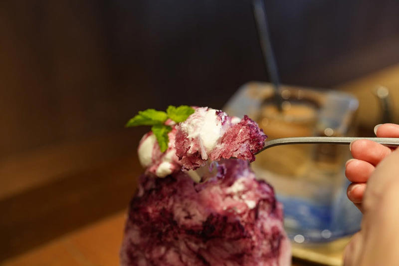 あずさ"氷"珈琲（数量限定） 1,800円(税込), 氷そば（数量限定） 1,800円(税込), 贅沢素材のかき氷 ナガノパープル 1,480円(税込), 上高地あずさ珈琲 大和高田店