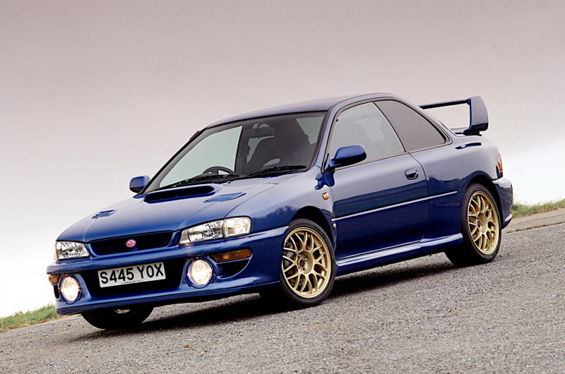 22. Subaru Impreza 1. Datsun 240Z, 2. Honda Accord, 3. Honda Civic Type R, 4. Honda NSX, 5. Honda Prelude, 6. Honda S500, 7. Isuzu Trooper, 8. Lexus LS 400, 9. Mazda Cosmo, 10. Mazda MX-5, 11. Mazda RX-7, 12. Mitsubishi 3000GT, 13. Mitsubishi Evo, 14. Mitsubishi Lancer, 15. Mitsubishi Model A, 16. Mitsubishi Shogun, 17. Nissan 300ZX, 18. Nissan Micra, 19. Nissan Skyline GT-R, 20. Nissan Sunny, 21. Subaru Brat, 22. Subaru Impreza, 23. Subaru Legacy, 24. Suzuki Cappuccino, 25. Suzuki Jimny, 26. Suzuki Swift, 27. Toyota 2000GT, 28. Toyota Celica, 29. Toyota Corolla, 30. Toyota HiAce, 31. Toyota Land Cruiser, 32. Toyota MR2, 33. Toyota Supra, 34. Toyota Yaris