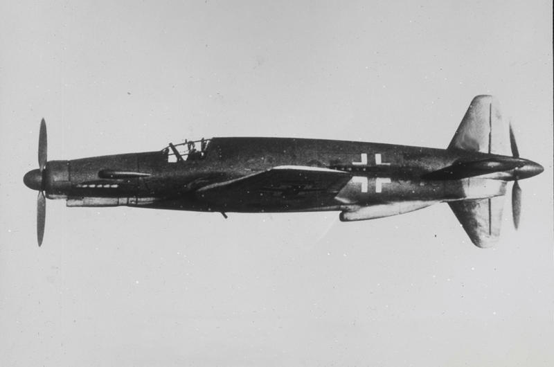 4: Dornier Do 335 – 474mph 10: North American P-51 Mustang – 450mph, 9: Martin Baker MB5 – 460mph, 8: Hawker Tempest – 466mph, 7: Republic P-47M Thunderbolt- 470mph, 6: Focke-Wulf Ta 152H – 472mph, 5: Mitsubishi Ki-83 – 473mph, 4: Dornier Do 335 – 474mph, 4: Gloster Meteor – 493mph, 3: Heinkel He 162 Volksjäger & Lockheed P-80 Shooting Star – 550mph, 2: Messerschmitt Me 262 – 578mph, 1: Me 163 (659mph) & Ba 349