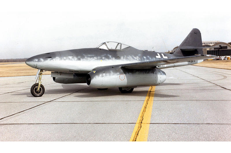 2: Messerschmitt Me 262 – 578mph 10: North American P-51 Mustang – 450mph, 9: Martin Baker MB5 – 460mph, 8: Hawker Tempest – 466mph, 7: Republic P-47M Thunderbolt- 470mph, 6: Focke-Wulf Ta 152H – 472mph, 5: Mitsubishi Ki-83 – 473mph, 4: Dornier Do 335 – 474mph, 4: Gloster Meteor – 493mph, 3: Heinkel He 162 Volksjäger & Lockheed P-80 Shooting Star – 550mph, 2: Messerschmitt Me 262 – 578mph, 1: Me 163 (659mph) & Ba 349