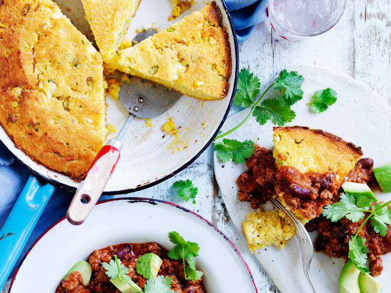          Easy beef stroganoff      ,          One pan layered burrito bake      ,          Greek meatballs with fetta, oregano and risoni      ,          Chilli con carne      ,          Two ways with Parmigiana-style mince      ,          Julie Goodwin’s pastitsio      ,          How to make a classic beef chow mein at home      ,          Curried mince with cabbage and rice      ,          Beef rissoles and mash      ,          Classic meatloaf      ,          Savoury beef mince slice      ,          Potato and mince bake      ,          Beef and pea hand pies      ,          Eggplant bolognese bake      ,          Beef and ricotta lasagne      ,          Savoury mince pie      ,          Indian rice pilaf with spiced beef      ,          Beef, mushroom and udon stir-fry      ,          Beef mince nachos      ,          Beef larb      ,          Chilli garlic mince with snake beans      ,          Spicy beef pilaf      ,          Sweet and sour beef mince with vegetables      ,          Beef and mushroom pies      ,          Beef in black bean sauce with rice noodles      , How to make our one pot beef stroganoff (video)