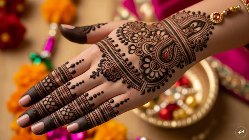 Full Hand Mehndi, Mandala Mehndi, Sibling Love Mehndi, Detailed Full Mehndi, Arabic Mehndi, Traditional Design, Jewellery-Inspired Mehndi, Floral Patterns, Indo-Arabic Style, Moroccan Mehndi, African Mehndi, Bangle Style Mehndi, Rose Rain Mehndi