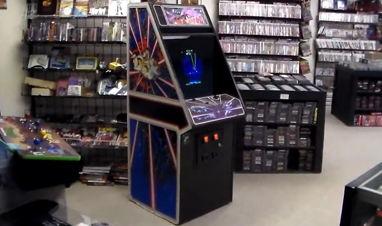 Tempest (Atari, 1981) Classic Nostalgia Worth Serious Cash, Pong (Atari, 1972), Pac-Man (Midway, 1980), Ms. Pac-Man (Midway, 1981), Galaga (Midway, 1981), Tempest (Atari, 1981), Frogger (Sega/Gremlin, 1981), Asteroids (Atari, 1979), Defender (Williams, 1981), Joust (Williams, 1982), Q*bert (Gottlieb, 1982), Tron (Bally Midway, 1982), Dragon’s Lair (Cinematronics, 1983), Punch-Out!! (Nintendo, 1984), Double Dragon (Technōs, 1987), Teenage Mutant Ninja Turtles (Konami, 1989), Street Fighter II (Capcom, 1991), Mortal Kombat (Midway, 1992), NBA Jam (Midway, 1993), The Simpsons (Konami, 1991), Rampage (Bally Midway, 1986), Gauntlet (Atari, 1985)