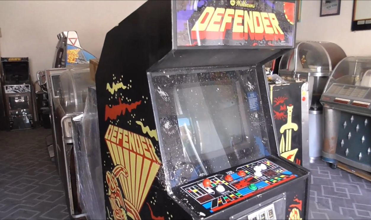 Defender (Williams, 1981) Classic Nostalgia Worth Serious Cash, Pong (Atari, 1972), Pac-Man (Midway, 1980), Ms. Pac-Man (Midway, 1981), Galaga (Midway, 1981), Tempest (Atari, 1981), Frogger (Sega/Gremlin, 1981), Asteroids (Atari, 1979), Defender (Williams, 1981), Joust (Williams, 1982), Q*bert (Gottlieb, 1982), Tron (Bally Midway, 1982), Dragon’s Lair (Cinematronics, 1983), Punch-Out!! (Nintendo, 1984), Double Dragon (Technōs, 1987), Teenage Mutant Ninja Turtles (Konami, 1989), Street Fighter II (Capcom, 1991), Mortal Kombat (Midway, 1992), NBA Jam (Midway, 1993), The Simpsons (Konami, 1991), Rampage (Bally Midway, 1986), Gauntlet (Atari, 1985)