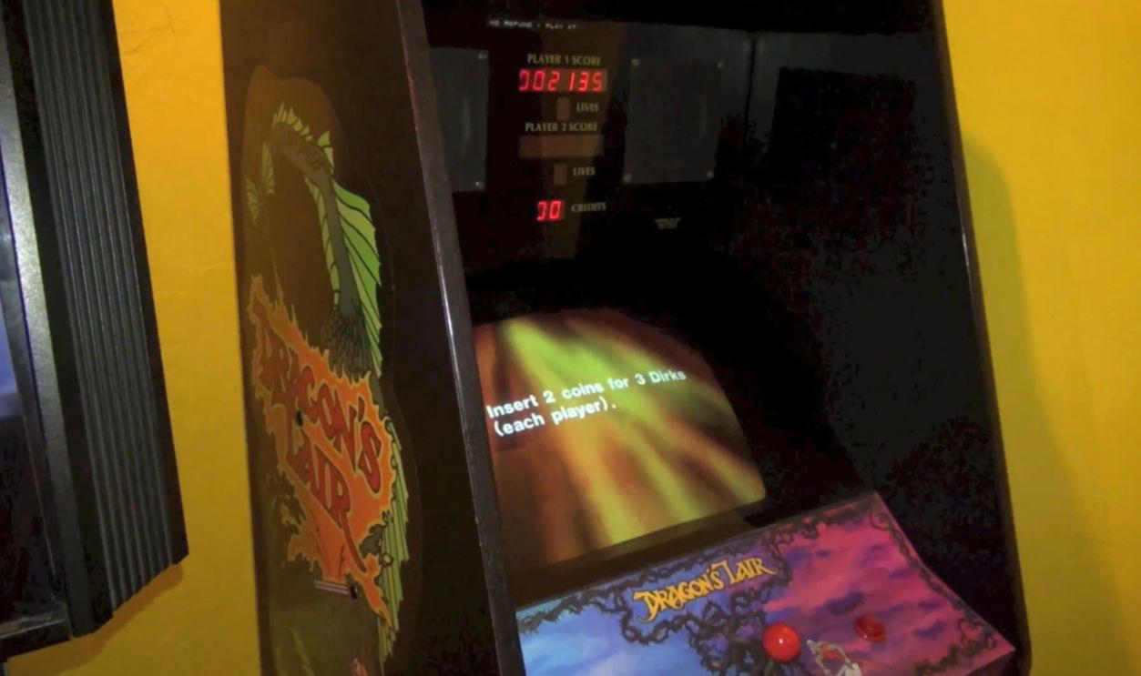Dragon’s Lair (Cinematronics, 1983) Classic Nostalgia Worth Serious Cash, Pong (Atari, 1972), Pac-Man (Midway, 1980), Ms. Pac-Man (Midway, 1981), Galaga (Midway, 1981), Tempest (Atari, 1981), Frogger (Sega/Gremlin, 1981), Asteroids (Atari, 1979), Defender (Williams, 1981), Joust (Williams, 1982), Q*bert (Gottlieb, 1982), Tron (Bally Midway, 1982), Dragon’s Lair (Cinematronics, 1983), Punch-Out!! (Nintendo, 1984), Double Dragon (Technōs, 1987), Teenage Mutant Ninja Turtles (Konami, 1989), Street Fighter II (Capcom, 1991), Mortal Kombat (Midway, 1992), NBA Jam (Midway, 1993), The Simpsons (Konami, 1991), Rampage (Bally Midway, 1986), Gauntlet (Atari, 1985)