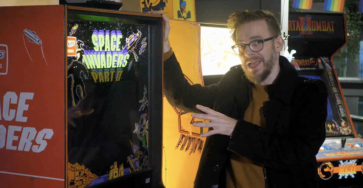 Classic Nostalgia Worth Serious Cash Classic Nostalgia Worth Serious Cash, Pong (Atari, 1972), Pac-Man (Midway, 1980), Ms. Pac-Man (Midway, 1981), Galaga (Midway, 1981), Tempest (Atari, 1981), Frogger (Sega/Gremlin, 1981), Asteroids (Atari, 1979), Defender (Williams, 1981), Joust (Williams, 1982), Q*bert (Gottlieb, 1982), Tron (Bally Midway, 1982), Dragon’s Lair (Cinematronics, 1983), Punch-Out!! (Nintendo, 1984), Double Dragon (Technōs, 1987), Teenage Mutant Ninja Turtles (Konami, 1989), Street Fighter II (Capcom, 1991), Mortal Kombat (Midway, 1992), NBA Jam (Midway, 1993), The Simpsons (Konami, 1991), Rampage (Bally Midway, 1986), Gauntlet (Atari, 1985)