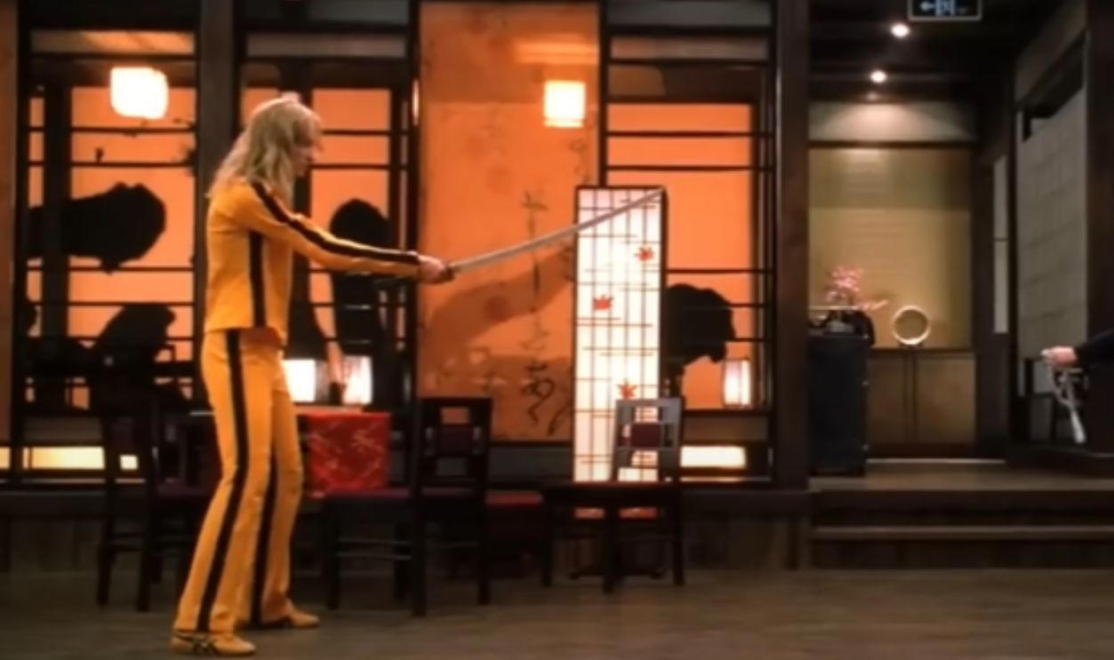 Cinematic Fashionistas, Uma Thurman's Yellow Jumpsuit (Kill Bill, 2003), Cher's Yellow Plaid Suit (Clueless, 1995), Dionne's Edgy Mixes (Clueless, 1995), Miranda Priestly's Power Wardrobe (The Devil Wears Prada, 2006), Keira Knightley's Green Silk Gown (Atonement, 2007), Grace Jones's Warrior Look (Conan The Destroyer, 1984), Vivien Leigh's Green Drapery Dress (Gone With The Wind, 1939), Neo's Leather Trench Coat (The Matrix, 1999), Belle's Golden Gown (Beauty And The Beast, 1991), Holly Golightly's Polka-Dot Dress (Breakfast At Tiffany's, Party Scene), Audrey Hepburn's Pink Cap Sleeve Gown (Funny Face, 1957), Queen And Slim's Costume Design (Queen &amp; Slim, 2019), Jennifer Beals's Off-The-Shoulder Sweatshirt (Flashdance, 1983), Diane Keaton's Menswear Look (Annie Hall, 1977), Sharon Stone's White Dress (Basic Instinct, 1992), Barbra Streisand's Gold Pantsuit (Funny Girl, 1968), Grace Kelly's Ice Blue Ball Gown (To Catch A Thief, 1955), Sarah Jessica Parker's Tulle Skirt (Sex And The City, 2008), Cate Blanchett's Red Dress (Carol, 2015), Beyoncé's Gold Bodysuit (Dreamgirls, 2006), Tilda Swinton's Period Fusion (Orlando, 1992), Natalie Portman's Black Swan Costume (Black Swan, 2010), Reese Witherspoon's Harvard Pink (Legally Blonde, 2001), Olivia Newton-John's Leather Pants (Grease, 1978), Angelina Jolie's Lara Croft Bodysuit (Lara Croft: Tomb Raider, 2001), Björk's Swan Dress (Dancer In The Dark Oscars, 2001)