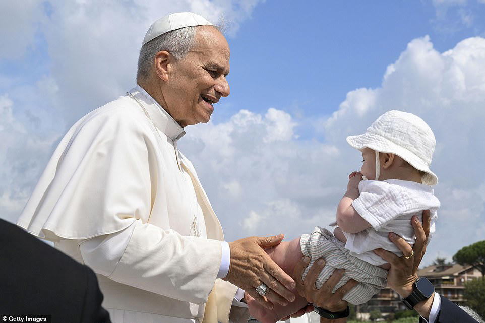 Pope Francis makes helicopter entrance for open-air prayer vigil