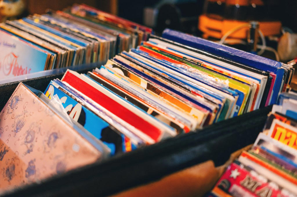 2. Vinyl 1. Disposable cameras, 2. Vinyl, 3. Toy Collections, 4. Vintage Clothes, 5. Wired Headphones, 6. Snail Mail, 7. Flip Phones