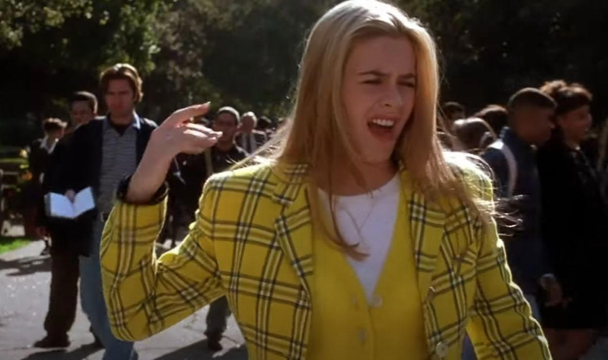Cinematic Fashionistas, Uma Thurman's Yellow Jumpsuit (Kill Bill, 2003), Cher's Yellow Plaid Suit (Clueless, 1995), Dionne's Edgy Mixes (Clueless, 1995), Miranda Priestly's Power Wardrobe (The Devil Wears Prada, 2006), Keira Knightley's Green Silk Gown (Atonement, 2007), Grace Jones's Warrior Look (Conan The Destroyer, 1984), Vivien Leigh's Green Drapery Dress (Gone With The Wind, 1939), Neo's Leather Trench Coat (The Matrix, 1999), Belle's Golden Gown (Beauty And The Beast, 1991), Holly Golightly's Polka-Dot Dress (Breakfast At Tiffany's, Party Scene), Audrey Hepburn's Pink Cap Sleeve Gown (Funny Face, 1957), Queen And Slim's Costume Design (Queen &amp; Slim, 2019), Jennifer Beals's Off-The-Shoulder Sweatshirt (Flashdance, 1983), Diane Keaton's Menswear Look (Annie Hall, 1977), Sharon Stone's White Dress (Basic Instinct, 1992), Barbra Streisand's Gold Pantsuit (Funny Girl, 1968), Grace Kelly's Ice Blue Ball Gown (To Catch A Thief, 1955), Sarah Jessica Parker's Tulle Skirt (Sex And The City, 2008), Cate Blanchett's Red Dress (Carol, 2015), Beyoncé's Gold Bodysuit (Dreamgirls, 2006), Tilda Swinton's Period Fusion (Orlando, 1992), Natalie Portman's Black Swan Costume (Black Swan, 2010), Reese Witherspoon's Harvard Pink (Legally Blonde, 2001), Olivia Newton-John's Leather Pants (Grease, 1978), Angelina Jolie's Lara Croft Bodysuit (Lara Croft: Tomb Raider, 2001), Björk's Swan Dress (Dancer In The Dark Oscars, 2001)