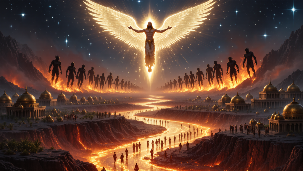5. Zoroastrian Frashokereti: Fire and Finality 1. Ragnarök: The Norse Apocalypse, 2. The Aztec Fifth Sun: A World Always Ending, 3. The Egyptian Great Inundation: Drowning in Myth, 4. Māori Beliefs: The Fire of Tama-nui-te-rā, 5. Zoroastrian Frashokereti: Fire and Finality, 6. The Hopi Prophecies: The Day of Purification, 7. The Finnish Kallavesi Cataclysm: A Whisper from the Kalevala