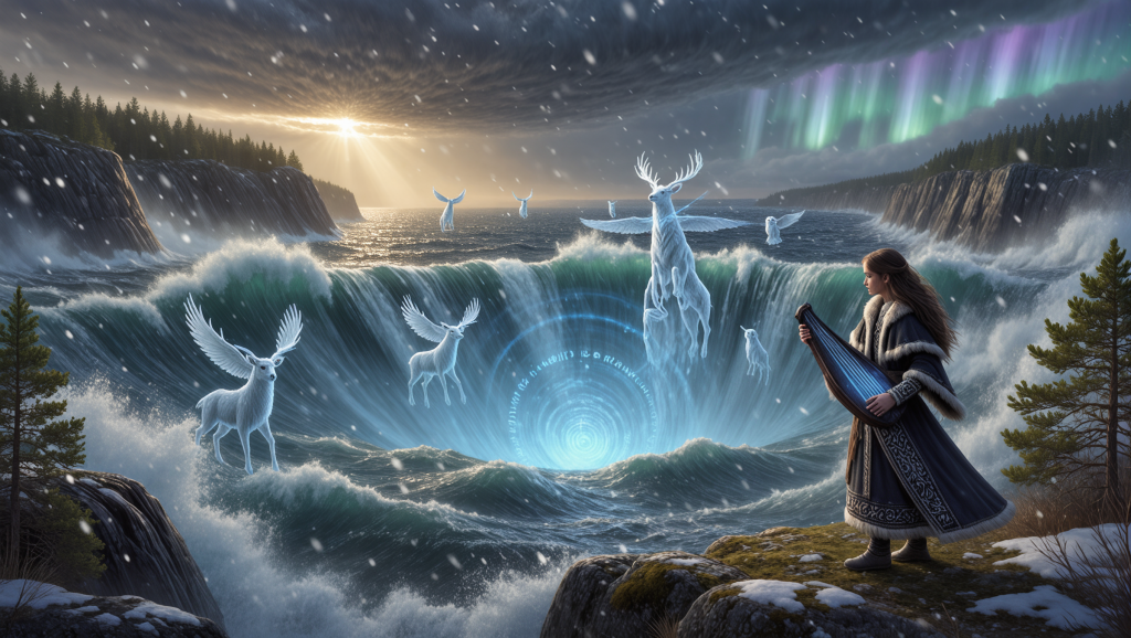 7. The Finnish Kallavesi Cataclysm: A Whisper from the Kalevala 1. Ragnarök: The Norse Apocalypse, 2. The Aztec Fifth Sun: A World Always Ending, 3. The Egyptian Great Inundation: Drowning in Myth, 4. Māori Beliefs: The Fire of Tama-nui-te-rā, 5. Zoroastrian Frashokereti: Fire and Finality, 6. The Hopi Prophecies: The Day of Purification, 7. The Finnish Kallavesi Cataclysm: A Whisper from the Kalevala