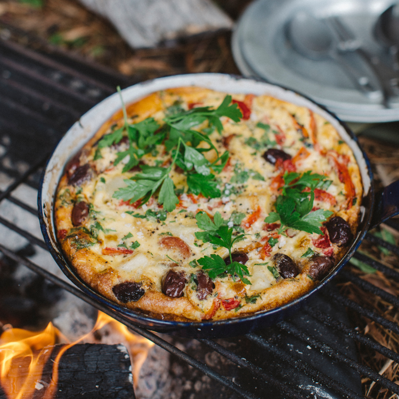 Can you reheat frittata?, Frittata recipes for breakfast, lunch and dinner, Mega vegie and haloumi frittata , Basil frittata with smoked salmon , Rainbow chard and three-cheese frittata , Roast pumpkin and zucchini frittata , Roasted pumpkin, spinach and fetta slice , Primavera frittata , Asparagus, tomato, ricotta and basil frittata , Potato, capsicum and spinach frittata , Quick three-cheese frittata , Kale and quinoa frittata , Pea and broad bean frittata , Rocket and prosciutto frittata , Ham and egg frittata , Chorizo & potato frittata , Asparagus frittata , Silverbeet frittata , Smoked trout frittata , Chilli and vegetable frittata , Broccoli and cheese frittata , Baked potato, ham and cheese frittata , Spanish frittata , Wild mushroom and green onion frittata , Potato, capsicum and olive frittata , Three-cheese pasta frittata , Zucchini and corn frittatas , Capsicum and potato frittata , Green power mini frittatas with spinach and feta , Bacon, pea and corn frittata , Asparagus & fetta frittata , Zucchini flower and tomato frittata , Tomato, feta and pancetta frittata , Why we love these frittatas, More quick & easy recipes