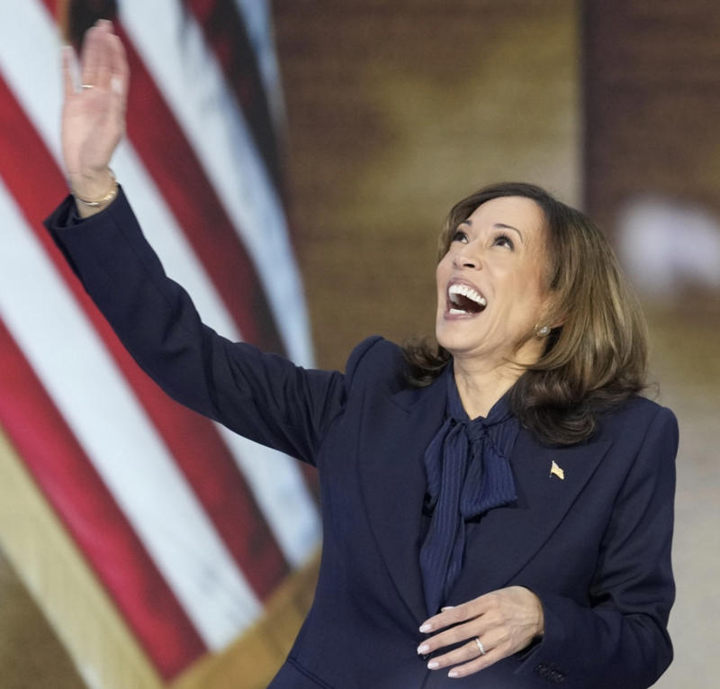 Kamala Harris speaks at Democratic National Convention Kamala Harris speaks at Democratic National Convention, Kamala Harris speaks to reporters at airport, Kamala Harris at campaign rally in Wisconsin, Kamala Harris addresses supporters at campaign event, Secretary Becerra comforts Stephanie Perry during story, Former Mayor Villaraigosa at MLB game in Los Angeles, Kamala Harris at UAW Local Hall campaign stop, Kamala Harris at Get Out The Vote rally