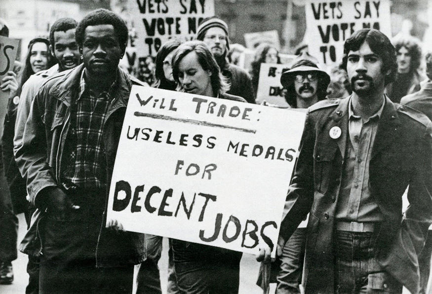 8. Anti-Vietnam Protesters March Against War and Better Working Conditions in New York City 1. Smile! Picture Day for a 2nd Grade Class, 2. ‘Christmas Day at Our Grandparent’s House in Jamaica, Queens’, 3. A Vietnam War Veteran Throws His Medal at the Capitol in Protest, Washington, D.C., April 23, 1971, 4. ‘My Mom in 1971’, 5. Wood Paneling and Shag Carpeting: Peak ’70s Vibes, 6. Colorized Image of Muhammad Ali Dodging a Punch From Joe Frazier in What Became Known as the ‘Fight of the Century’, 7. ‘Christmas, 1971. The Entire Family at My Grandparent’s House’, 8. Anti-Vietnam Protesters March Against War and Better Working Conditions in New York City, 9. Gene Wilder Shares a Laugh With Then-Child Actor Peter Ostrum, 10. ‘My Dad (Front) in Vietnam, 1971’, 11. Talk About a Boss Baby: ‘My Grandma and Uncle in Iran, April 1971’, 12. A Busy Street Scene in Midtown, Manhattan, 13. ‘Saturday Morning TV Lineup, Fall 1971’, 14. Because Who Needs Seatbelts?, 15. A Kid Shows Off His Brand New Christmas Gift, 16. ‘My Dad and Mom on Their Wedding Day, USSR, Ukraine’, 17. Richard Burton and Elizabeth Taylor at Heathrow Airport in London, 18. ‘My Dad and His Band, 1971’, 19. Just Some Siblings Being Silly on Easter Morning in New Jersey, 20. Actor Anthony Quinn on The Dick Cavett Show, 21. Christine ‘Chris’ Evert at the 1971 US Open, 22. ‘My Mom Being Crowned Homecoming Queen in 1971, Alabama’, 23. Actor Paul Newman Pictured at a Derby, September 1971, 24. ‘Bicycle Winner in a Shoe Store, 1971’, 25. Three Generations of Pearly White Smiles, 26. Crowds Gather Outside the Fillmore East in New York City, 27. ‘Cher at the Playboy Club, 1971’, 28. A Lively High School Parking Lot, 29. A Young Steve Martin Looking Effortlessly Cool, 30. ‘Ozzy Osbourne and His First Wife Thelma in 1971’, 31. Think There’s Enough Milk Stocked at the Grocery Store?, 32. Led Zeppelin Staying True to the Big Hair Trend of the ’70s, 33. John Lennon Poses Next to a Psychedelic Rolls-Royce With Son Julian, 34. A Very Colorful Shelley Duvall in Vogue