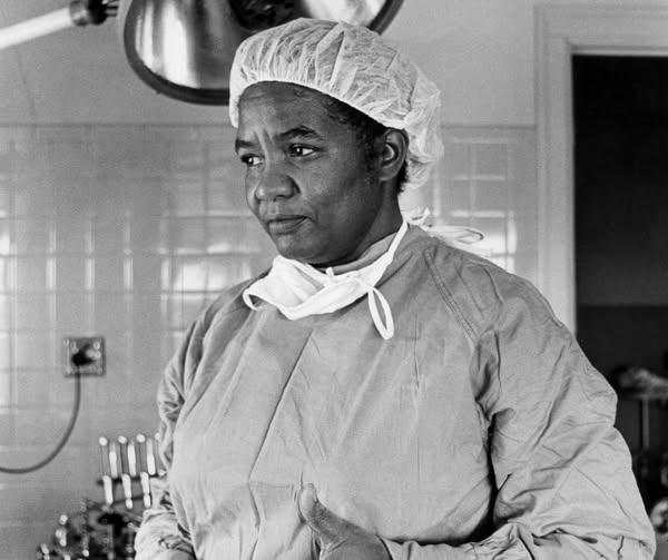 22. Mae Carol Jemison, 21. Valerie Thomas, 20. Alexa Canady, 19. Shirley Jackson, 18. Aprille Ericsson, 17. Bessie Blount Griffin, 16. Dorothy Lavinia Brown, 15. Anne-Marie Imafidon, 14. Katherine Johnson, 13. Lyda Newman, 12. Marian Croak, 11. Marie Van Brittan Brown, 10. Patricia Bath, 9. Rebecca Lee Crumpler, 8. Mary Jackson, 7. Kimberly Bryant, 6. Ashanti Johnson, 5. Aisha Bowe, 4. Timnit Gebru, 3. Donna Auguste