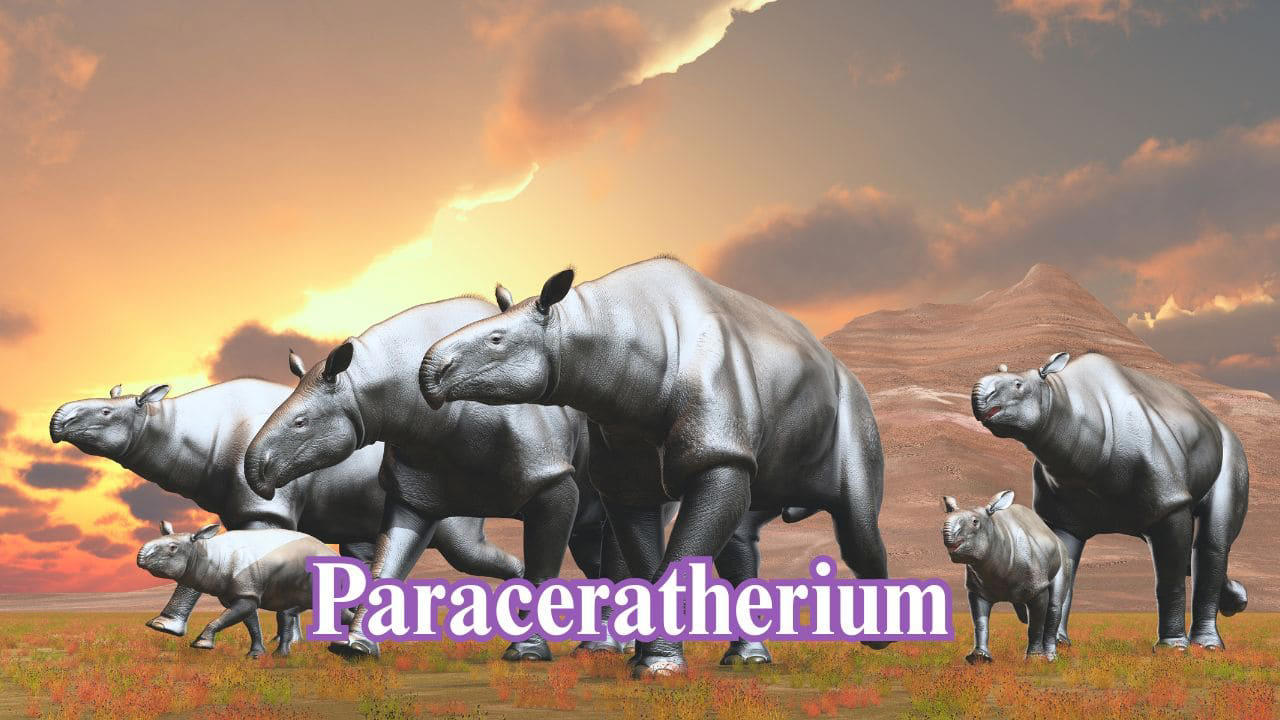 Paraceratherium: An ancient hornless rhino, Paraceratherium was the biggest land mammal. It stood over 16 feet tall at the shoulder and weighed up to 20 tonnes. (Image: Canva)