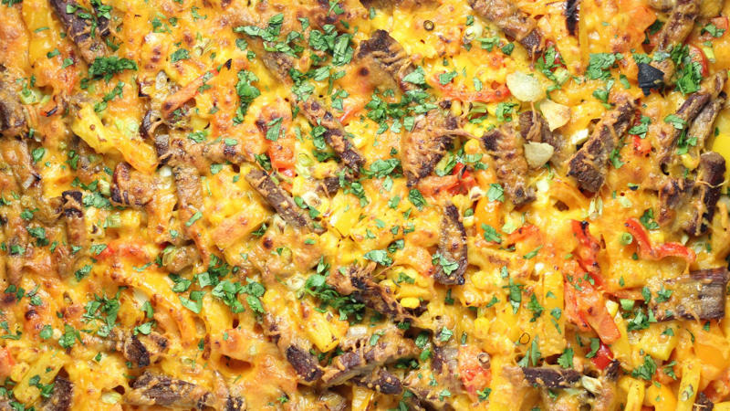17. Sheet Pan Nachos 1. Antipasto, 2. Deviled Eggs, 3. Cheese Puffs, 4. Soft Pretzels, 5. Hummus & Veggies, 6. Popcorn, 7. Shrimp Cocktail, 8. Chips & Guac, 9. Pigs In A Blanket, 10. Roasted Chickpeas, 11. Frozen Cookie Dough, 12. Olives, 13. Cheese & Crackers, 14. Caprese Skewers, 15. Fruit Kebabs, 16. Baked Brie, 17. Sheet Pan Nachos, 18. Jalapeño Poppers, 19. Stuffed Mushrooms, 20. French Onion Dip
