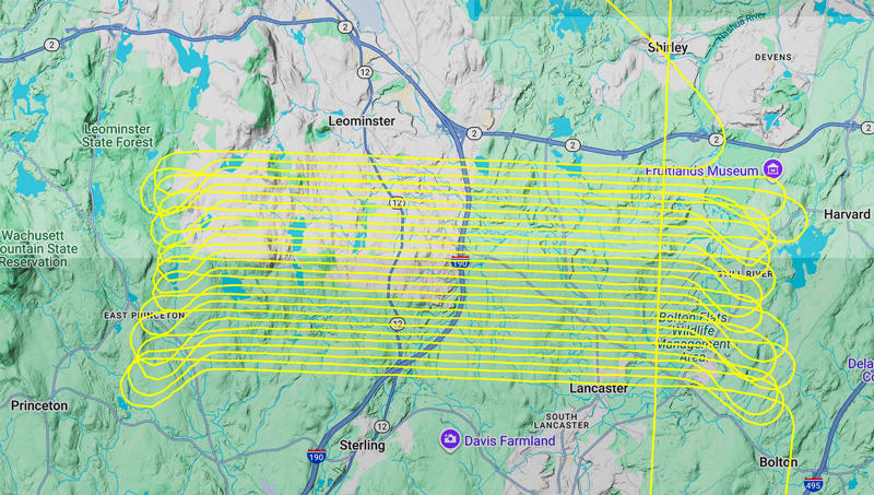 'Mowing the lawn' in the sky, Must fly low, Planes are 'passive', When will Worcester see the plane?, Plane comes with some fun