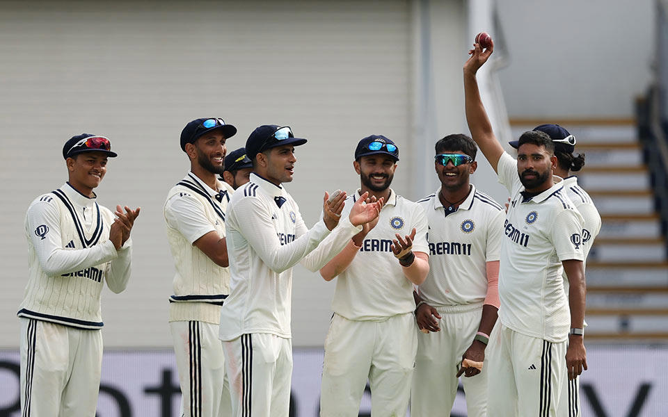 10. Dhruv Jurel, 9. Sarfaraz Khan, 8. Suryakumar Yadav, 7. Yashasvi Jaiswal, 6. Akash Deep, 5. Sai Sudharsan, 4. Harshit Rana, 3. Prasidh Krishna, 2. Nitish Kumar Reddy, 1. Anshul Kamboj