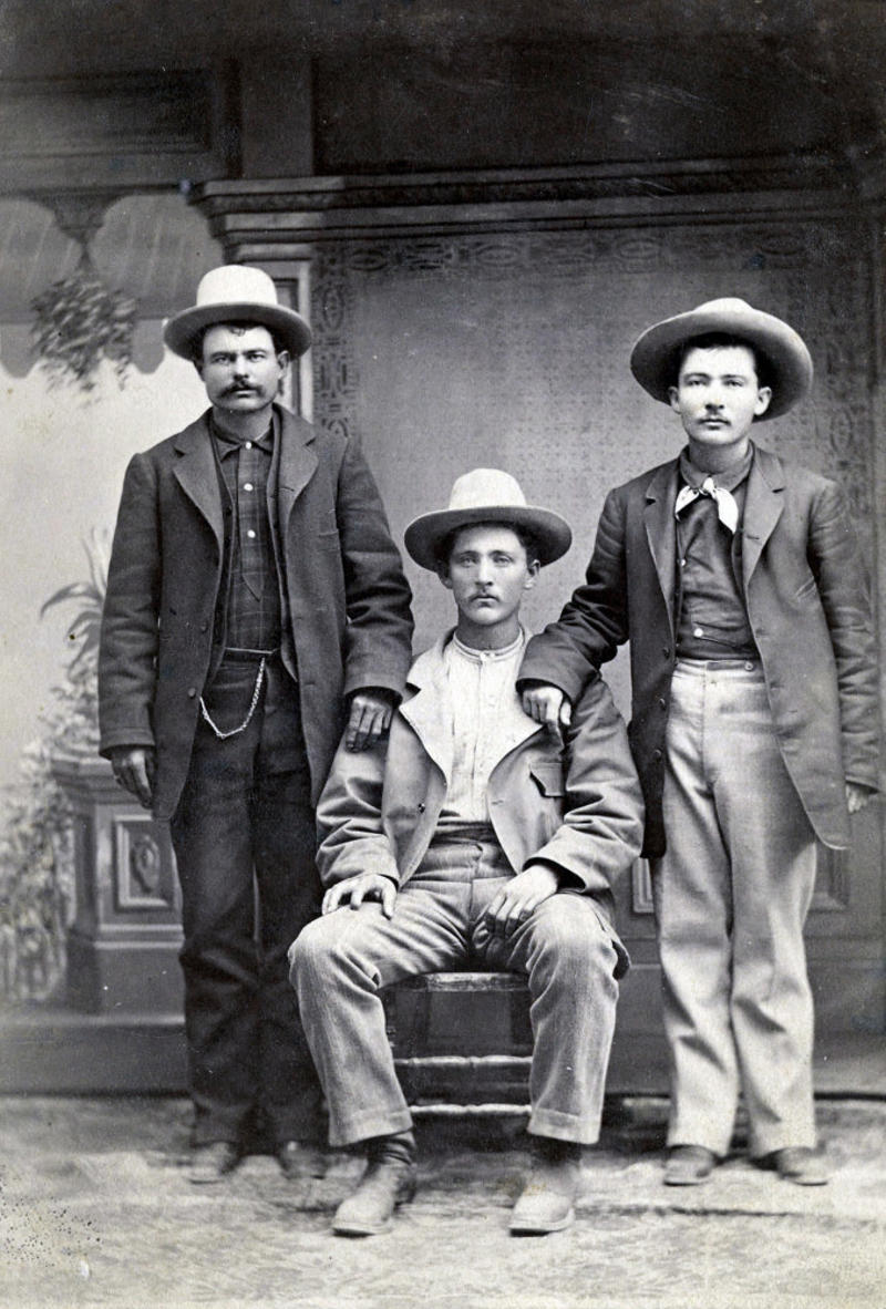 All cowboys wore cowboy hats, All cowboys were white, All cowboys carried guns, Cowboys only carried pistols, Cowboys had rowdy lifestyles, Cowboys always rode horses, They spoke in a distinct drawl, They were mostly young, They were mostly men, They spent a long time in saloons, They wore cool clothes, They always won showdowns, Cowboys were illiterate, They spent most of their time on cattle drives, Cowboys played the guitar or harmonica