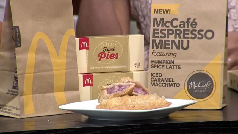 13. Taro Pie (Thailand: McDonald's) 1. Cadbury McFlurry (UK: McDonald's), 2. Choco Lava Cake (India: Domino's Pizza), 3. Halo-Halo (Philippines: Chowking), 4. Peach Mango Pie (Philippines: Jollibee), 5. Pandan Waffle (Vietnam: Highlands Coffee), 6. Soft Cream (Japan: Mister Donut), 7. Matcha Parfait (Japan: Lotteria), 8. Pastel De Nata (Portugal: McDonald's), 9. Corn Pie (Thailand: McDonald's), 10. Frozen Coke Float (Australia: Hungry Jack's), 11. Timbits (Canada: Tim Hortons), 12. Dessert Burger (Denmark: Burger King), 13. Taro Pie (Thailand: McDonald's), 14. Funnel Cake (Canada: Burger Factory), 15. Storm (Australia: Hungry Jack's), 16. Dulce De Leche Sundae (Argentina: McDonald's), 17. Hershey's Sundae Pie (USA: Burger King), 18. Mango Sticky Rice Blizzard (Thailand: Dairy Queen), 19. Concrete Mixer (USA: Culver's), 20. Cinnamon Twists (USA: Taco Bell)