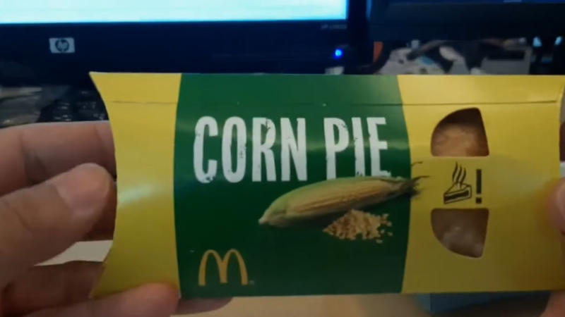 9. Corn Pie (Thailand: McDonald's) 1. Cadbury McFlurry (UK: McDonald's), 2. Choco Lava Cake (India: Domino's Pizza), 3. Halo-Halo (Philippines: Chowking), 4. Peach Mango Pie (Philippines: Jollibee), 5. Pandan Waffle (Vietnam: Highlands Coffee), 6. Soft Cream (Japan: Mister Donut), 7. Matcha Parfait (Japan: Lotteria), 8. Pastel De Nata (Portugal: McDonald's), 9. Corn Pie (Thailand: McDonald's), 10. Frozen Coke Float (Australia: Hungry Jack's), 11. Timbits (Canada: Tim Hortons), 12. Dessert Burger (Denmark: Burger King), 13. Taro Pie (Thailand: McDonald's), 14. Funnel Cake (Canada: Burger Factory), 15. Storm (Australia: Hungry Jack's), 16. Dulce De Leche Sundae (Argentina: McDonald's), 17. Hershey's Sundae Pie (USA: Burger King), 18. Mango Sticky Rice Blizzard (Thailand: Dairy Queen), 19. Concrete Mixer (USA: Culver's), 20. Cinnamon Twists (USA: Taco Bell)