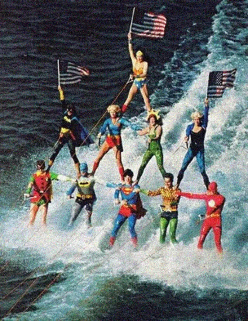 32. When Superheroes Took the Plunge at SeaWorld's Wild 1976 Show 1. Queen Was on Fire in 1976, Even if the Hairstyles Were Questionable, 2. The Hudson River Lit Up with Boats and Patriotism on the 4th of July, 1976, 3. Barefoot and Beaming, Locals Paraded with Pride Through Pickering Beach in 1976, 4. A Helpful Hand at Kmart's Camera Counter as Film Photography Ruled 1976, 5. A Snapshot of LA Youth in the Summer of '76, 6. Festive Fries and Holiday Cheer at McDonald's in the Heart of the Seventies, 7. Marching to the Beat of Freedom During the 1976 Bicentennial Celebration, 8. A Fall Night on Broadway and 44th in 1976 Manhattan, 9. Candlelit Conversations and Cozy Vibes at a 1976 House Party, 10. This Toddler Had Style to Spare in 1976, 11. Lazy Beach Days and Summer Love in South Shields, 1976, 12. Packed Nights and Rock 'n' Roll Vibes Inside Max's Kansas City, NYC, 1976, 13. Americans Gather Around the Bicentennial "Freedom Train" Carrying Priceless Pieces of History, 14. Teenage Love Caught on Camera in a Quiet New York Room, 1976, 15. Chaos and Cheers at the Battle Royal in L.A.'s Olympic Auditorium, 16. Jodie Foster Stuns at Just 14 in the Gritty Classic Taxi Driver, 1976, 17. The Power of Christ Compels You at Detroit’s Infamous Exorcist Lounge, 1976, 18. Arcade Dreams and Mall Magic Collide at Old Chicago in 1976, 19. School Vaccinations in 1976 Highland Park, 20. Dancing in the Streets of Brooklyn During A Joyful Block Party Moment in 1976, 21. Serving Up Street Flavor Outside the Met on a Summer Day in 1976, 22. A Group of Kids Waits Patiently for the Subway in a Gritty 1976 New York City, 23. Neighborhood Kids Gear Up for Halloween With Their Spookiest Masks in 1976, 24. President Jimmy Carter Casually Hops a Fence at LaGuardia Airport With an Aide, 1976, 25. Dining Above the Clouds at Windows on the World, 1976, 26. David Bowie in 1976, Redefining Cool with Every Glance, 27. AC/DC Rocking Their Way to Global Fame in 1976, 28. A Young Woman Hitchhiking Through Florida's Sun-Soaked Highways in 1976, 29. A Group of Young Concertgoers Soaking Up the Vibes in Ohio, 30. A Surprising Snapshot of Hollywood Charm, 31. When Superheroes Took the Plunge at SeaWorld's Wild 1976 Show, 32. Charlie's Angels Redefined Cool and Confidence in 1976, 33. Kiss Turns Heads While Strutting Through NYC in Full Costume, 1976
