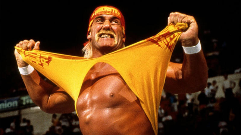 12. The 1. "Rocky III" Appearance as Thunderlips (1982), 2. The "Rock 'n' Wrestling Connection" with Cyndi Lauper (1984-1985), 3. Headlining the First WrestleMania (1985), 4. "Hulk Rules" Album & Music Videos (1995), 5. "Hulk Hogan's Rock 'n' Wrestling" Cartoon (1985-1986), 6. "No Holds Barred" Movie (1989), 7. "Suburban Commando" & "Mr. Nanny" Films (Early 90s), 8. The Shocking Turn: Hollywood Hogan & the nWo (1996), 9. "Hogan Knows Best" Reality Show (2005-2007), 10. Innumerable Talk Show Appearances (1980s-Present), 11. "Whatcha Gonna Do, Brother?!" Catchphrase, 12. The "Hulkster's" Look: Bandana, Mustache, and Yellow & Red, 13. "Real American" Theme Song, 14. Star on the Hollywood Walk of Fame (2012), 15. Hulk Hogan's PastaMania (1995)