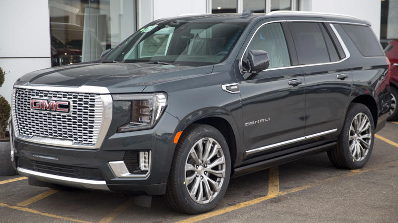 14. GMC Yukon 1. Tesla Model 3, 2. Genesis G80, 3. Hyundai Sonata, 4. Kia K5, 5. BMW 5 Series, 6. Ford Mustang Mach-E, 7. Lincoln Corsair, 8. Mercedes-Benz S-Class, 9. Honda Accord (Select Trims), 10. Audi A6, 11. Toyota Camry (XLE And Higher), 12. Lexus NX, 13. Toyota RAV4 (XLE And Above), 14. GMC Yukon, 15. Hyundai Elantra, 16. Volvo XC60, 17. Nissan Rogue (Select Trims), 18. Jeep Grand Cherokee, 19. Subaru Outback, 20. Cadillac Escalade