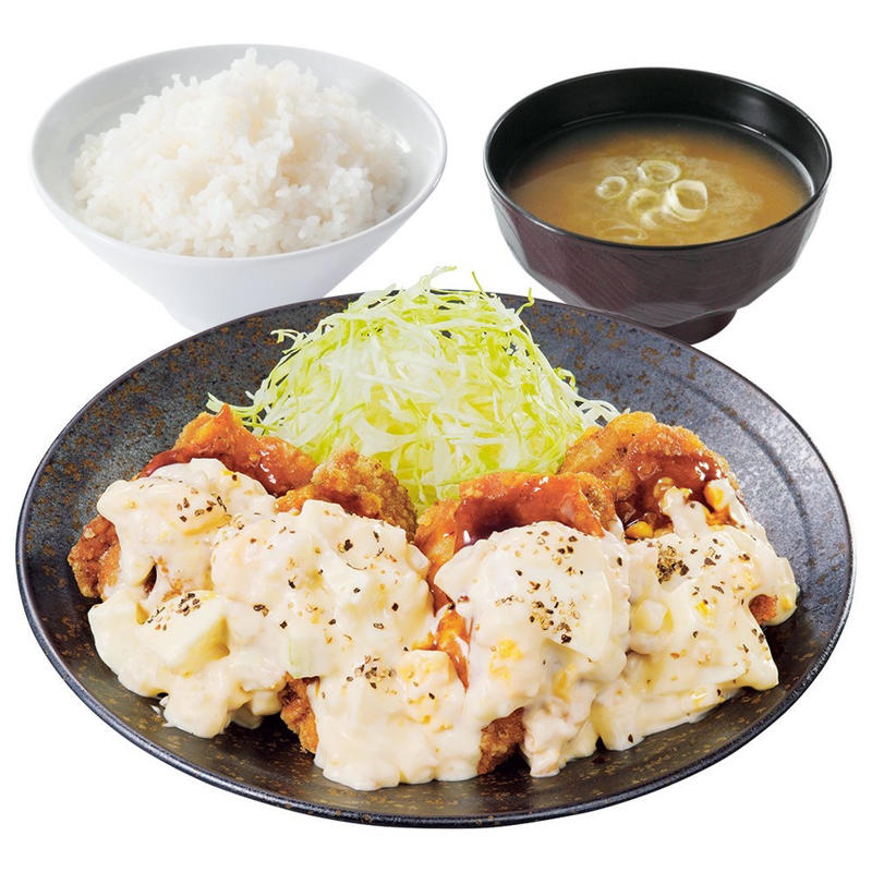 人気定食4品が150円引きの特別価格, からあげ単品も1個100円の特別価格, 店内・テイクアウト両方で利用可能, からやまの特徴的な「カリッともも」