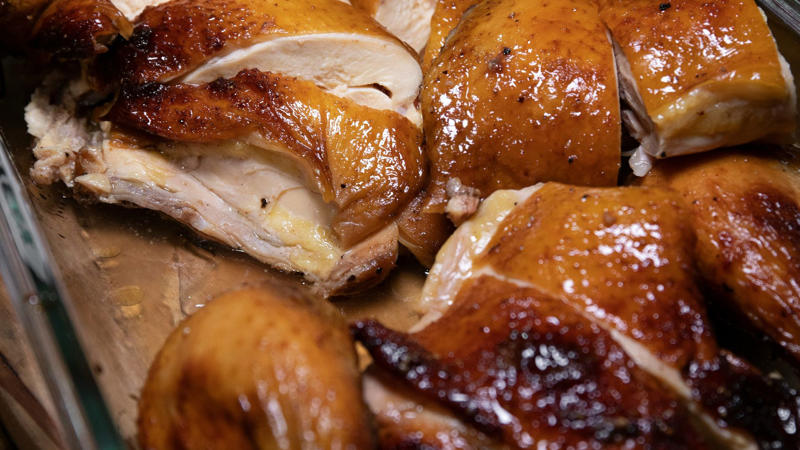 9. Roasted Chicken 1. Pilaf, 2. Lasagna, 3. Macaroni and Cheese, 4. Cinnamon Rolls, 5. Honey-Glazed Salmon, 6. Brownies, 7. BBQ Pulled Pork, 8. Scalloped Potatoes, 9. Roasted Chicken, 10. Apple Crumble, 11. Beef Brisket, 12. Bread Pudding, 13. Meatballs in Tomato Sauce, 14. Chicken and Broccoli Pasta, 15. Tres Leches, 16. Shepherd’s Pie, 17. Texas Sheet Cake, 18. Ziti with Spinach and Ricotta, 19. Cake Mix, 20. Roasted Vegetable Medley
