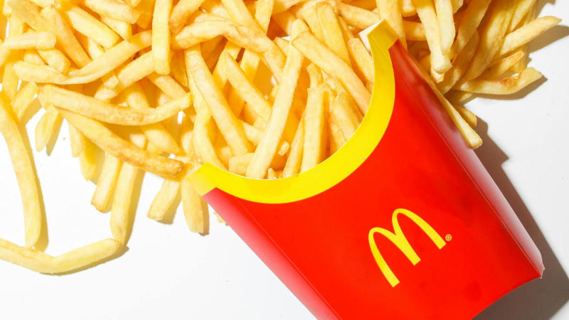 1. Big Mac, 2. French Fries, 3. Chicken McNuggets, 4. Quarter Pounder with Cheese, 5. Sausage McMuffin, 6. McCafé Coffee, 7. McFlurry, 8. Apple Pie, 9. Filet-O-Fish, 10. McChicken, 1. Hamburger, 2. Sausage Burrito, 3. Fruit &amp; Maple Oatmeal, 4. Apple Slices, 5. Chocolate Shake, 6. Sausage Biscuit, 7. Egg McMuffin, 8. Chocolate Chip Cookie, 9. Hot Chocolate, 10. Sausage McGriddles