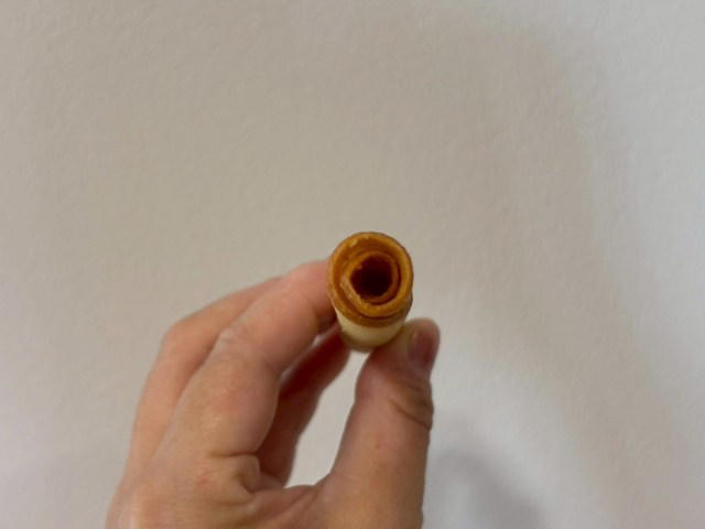 ・自由研究レシピ　今回の準備, ・ヨックモック系はやはり入らない, ・うまい棒はどうだろう, ・本命、とんがりコーン（バニラ味）はどうだ……, ・結論：見た目通りにはいかないけど、楽しいし、美味い