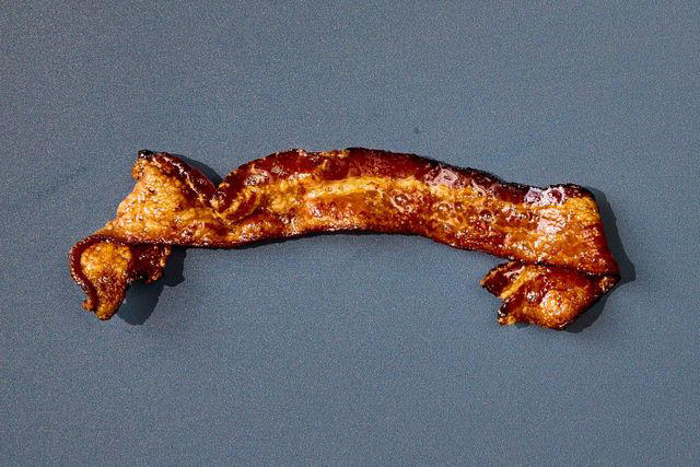 A word about our method, A quick spin in the microwave, A long sous vide soak, Starting in a hot skillet, Grilling in a pan, Air-frying , Starting in a cold skillet, Winner: Baking bacon in the oven , Final Takeaways