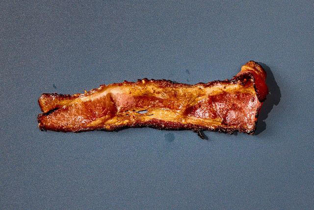 A word about our method, A quick spin in the microwave, A long sous vide soak, Starting in a hot skillet, Grilling in a pan, Air-frying , Starting in a cold skillet, Winner: Baking bacon in the oven , Final Takeaways