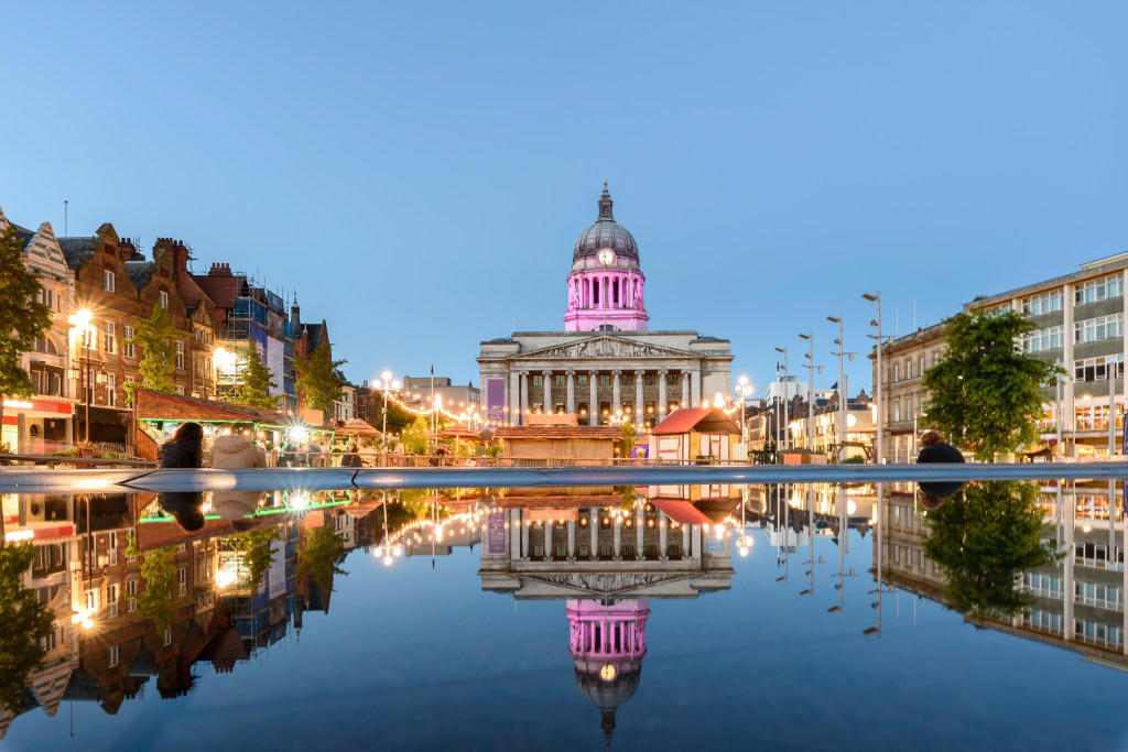6. Nottingham 10. Manchester, 9. Leeds, 8. Sheffield, 7. Liverpool, 6. Nottingham, 5. Belfast, 4. Glasgow, 3. Edinburgh, 2. Coventry, 1. Newcastle