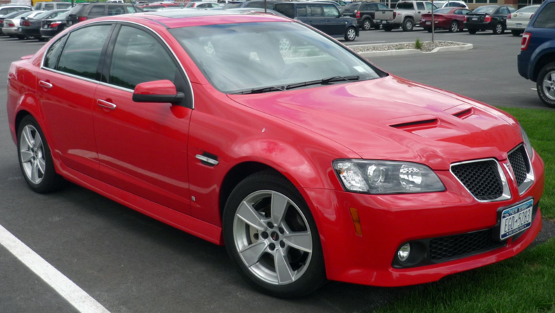 Pontiac G8 GT Affordable Speed Demons, Honda Civic Si, Volkswagen GTI (Mk7), Subaru WRX, Hyundai Veloster N, HJUdall, Wikimedia CommonsChevrolet Camaro LT (1LE), Nissan Altima 2.0 VC-Turbo, Dodge Charger SXT AWD, Genesis Coupe 3.8 Ultimate, Infiniti G37 Coupe, Chrysler 300S V6, Dodge Challenger R/T, Chevrolet SS (2014–2015), Pontiac G8 GT, BMW 335i (E90/E92), Cadillac CTS-V (2005–2007), Audi S4 (B8), Chevrolet Corvette C6