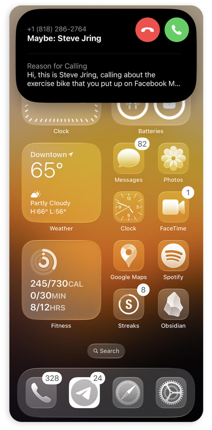   1. ‘Liquid Glass’ is here ,   2. The Phone app got smarter ,   3. A mixed bag of Apple Intelligence tools ,   4. A cleaner camera 