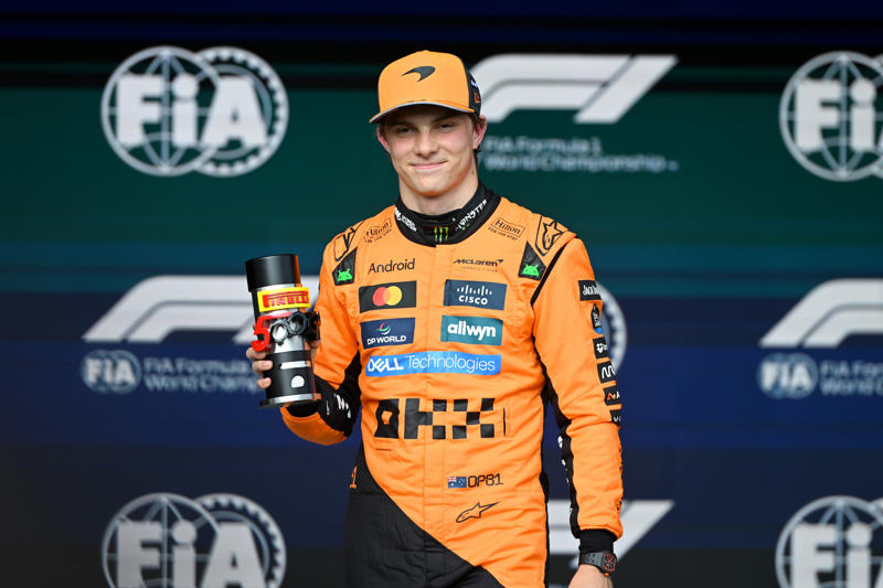 What does Red Bull without Christian Horner look like?, F1 BELGIAN GRAND PRIX - LATEST UPDATES, What time is the race on Sunday?, NEW: Lewis Hamilton will start from the pit-lane, Laurent Mekies makes Christian Horner admission in first Red Bull press conference, A reminder of the starting grid today:, Oscar Piastri after qualifying P2:, Wolff dismisses Verstappen links: 'That's Prost-Senna', Hamilton determined to deliver for Ferrari, Jacques Villeneuve backs Red Bull this weekend in Belgium, Nico Hulkenberg, who could only qualify P14:, Mercedes boss Toto Wolff on the race:, Lando Norris reacts to his pole position:, Alex Albon, who qualified P5:, Full starting grid for Belgian GP:, A downbeat Lewis Hamilton after qualifying:, George Russell, who starts tomorrow's race in P6:, Fernando Alonso after qualifying P19:, FIA confirm qualifying results, Top-10 in Belgian GP qualifying, Lewis Hamilton, after qualifying P16:, Charles Leclerc, after qualifying P3:, Max Verstappen, after qualifying P4:, Lando Norris on pole position!, Final moments of qualifying!, Max Verstappen:, Lando Norris on provisional pole!, Q3 underway!, Carlos Sainz out!, Charles Leclerc:, Carlos Sainz in trouble, Q2 underway!, Lewis Hamilton out - lap deleted!, Kimi Antonelli is out!, Russell and Antonelli have one final chance, Mercedes duo in trouble, Piastri quicker than Norris early on, Qualifying at Spa, Lando Norris on Spa racetrack:, Charles Leclerc downbeat after sprint despite 4th place finish, George Russell on his Mercedes future:, F1 constructor standings after sprint, Max Verstappen after winning the sprint:, TOP-8 IN SPRINT RACE:, What is the start time for qualifying?, Oscar Piastri after finishing P2:, Where did Hamilton finish?, Lando Norris, after finishing P3 in the sprint:, Max Verstappen on team radio:, Max Verstappen wins sprint race!, Verstappen heading for sprint win (Lap 15/15), Piastri under pressure from Norris (Lap 12/15), Verstappen:, Verstappen staving off Piastri (Lap 7/15), Lando Norris takes back third place (Lap 4/15), Verstappen leads (Lap 3/15), Lights out!, Formation lap!, A reminder of the starting grid for the sprint race:, Sprint race coming up!, Gasly to start in pit-lane, Lando Norris after qualifying P3:, Sprint race winner odds!, BELGIAN GP PREVIEW: What will Red Bull without Christian Horner look like?, F1 constructor standings heading into Belgian GP:, Max Verstappen without his engineer this weekend:, Full starting grid for the sprint race:, Toto Wolff: 'I will miss Horner... in a way', VIDEO: Verstappen has spoken to Horner, Sprint race grid:, Lewis Hamilton after his spin:, Yuki Tsunoda, who starts P12:, Max Verstappen, after qualifying P2:, Oscar Piastri after claiming pole:, CONFIRMATION: Sprint qualifying positions, Lap record for Piastri!, Start times at the Belgian GP this weekend:, Piastri:, Oscar Piastri on pole for the sprint!, SQ3 underway!, George Russell, after qualifying 13th:, VIDEO: Lewis Hamilton's spin at the final chicane, Kimi Antonelli on team radio:, F1 constructor standings, F1 driver standings, Still to come this weekend, Wolff defends Mercedes' role, Racing for Anthoine, F1 driver standings heading into Belgian GP:, Belgian Grand Prix: